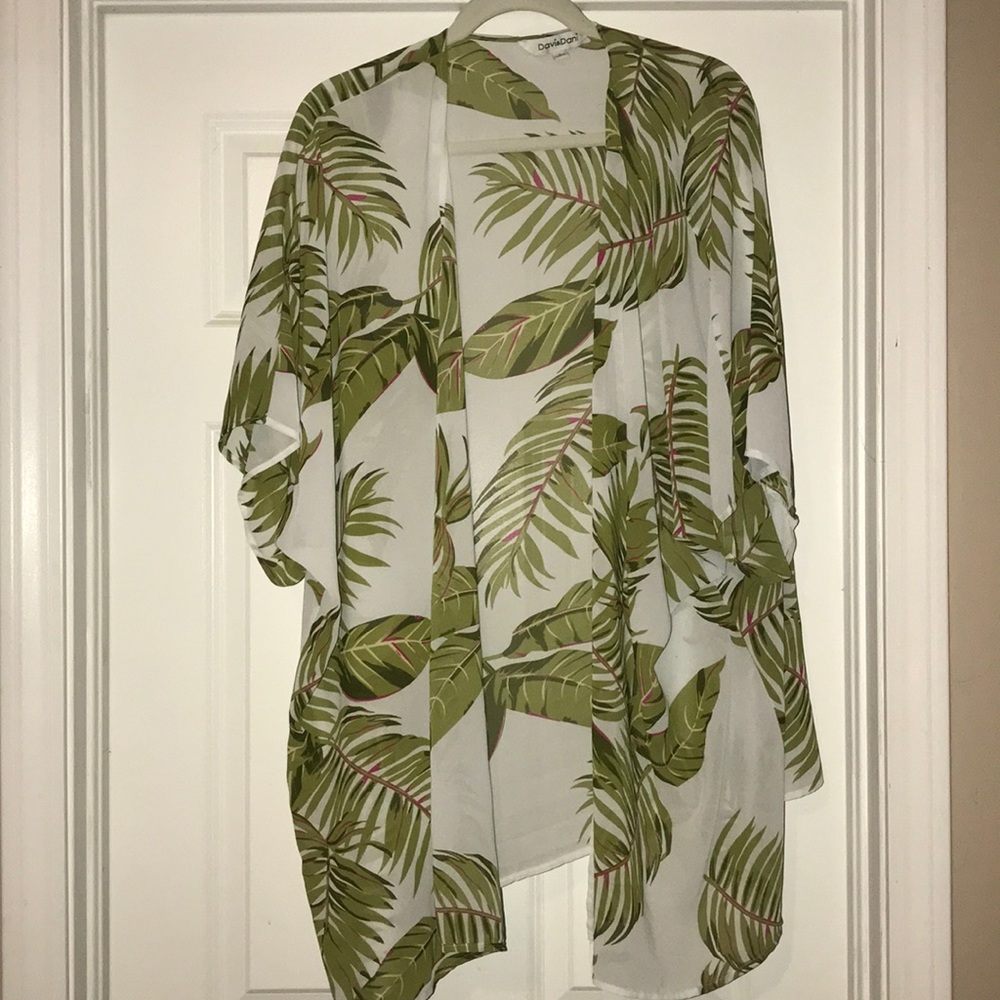 Hawaiian Print Kimono
